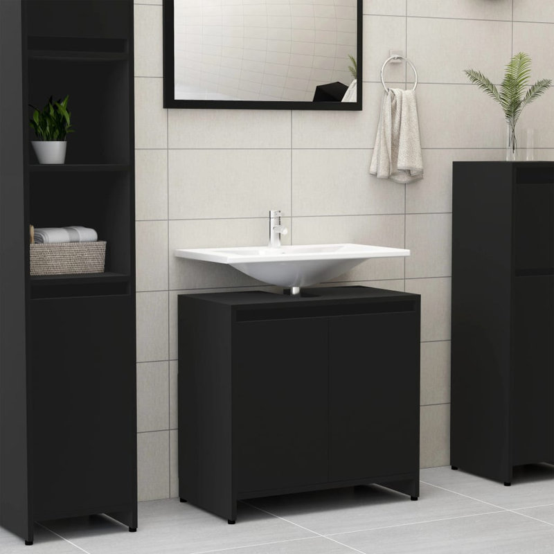 Aminda Bathroom Cabinet, Gray