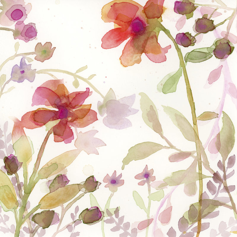 The Favorite Flowers II by Marabeth Quin - Wrapped Canvas Art Prints, 76cm H x 76cm W