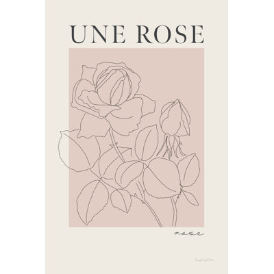 Liberis " French Flower Poster IV " by Mercedes Lopez Charro