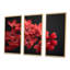 «Red Black Romantic Lilac Beauty - Lilacs», ensemble de reproduction d'art mural-69129772-69129780