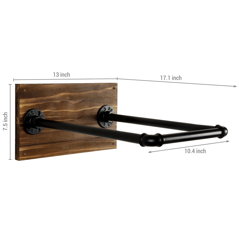Frankie-Lea Wall Mounted Yoga Sports Rack