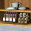 Freestanding Spice Rack with Adjustable Racks