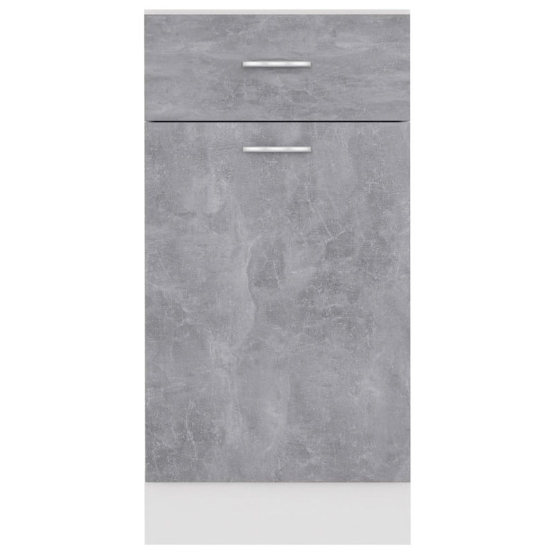 Drawer Base Cabinet 40X46x81.5 Cm, Grey