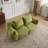 Boneless Giant Bean Bag Couch for Adults, Ultra Soft Fluffy Loveseat Bean Bag Sofa, Oversized Chase Lounge Chair Indoor for Living Room Bedroom, No Assembly Required Cozy Reading Chair with Pillows-1084743922