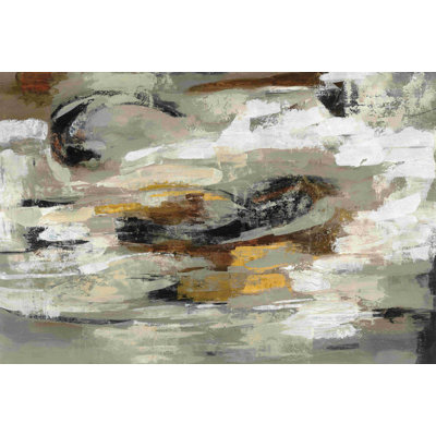 Neutre abstrait gris gris / brun