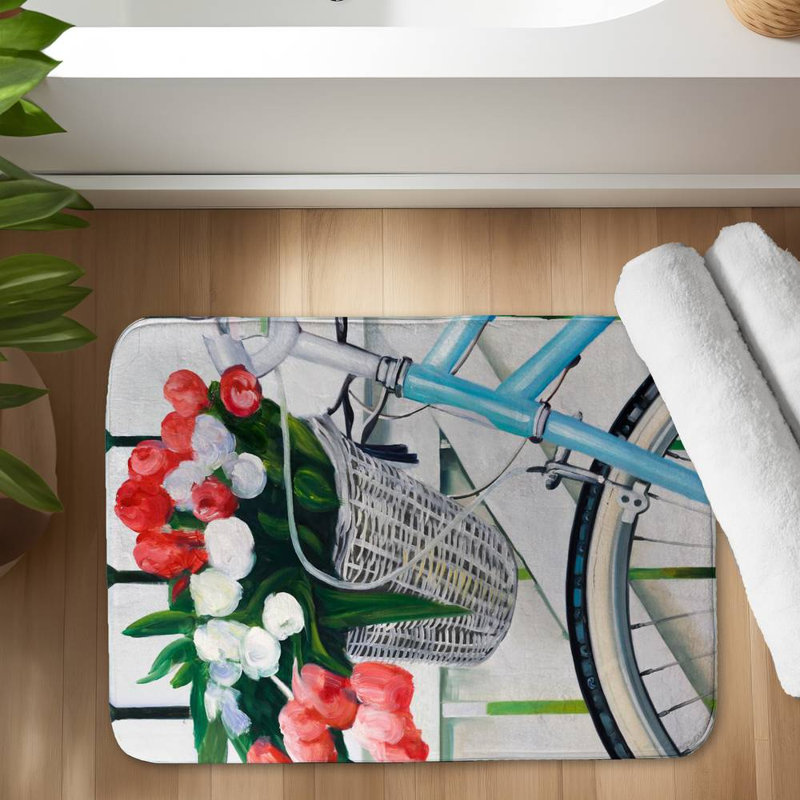 Gamaliel Microfiber Non-Slip Bath Mat