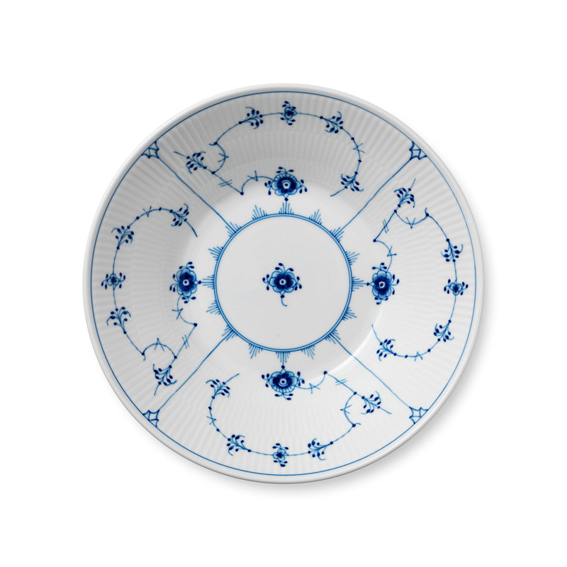 Royal Copenhagen Blue Fluted Plain Pasta Bowl