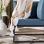 Chaise de patio avec coussins Runar