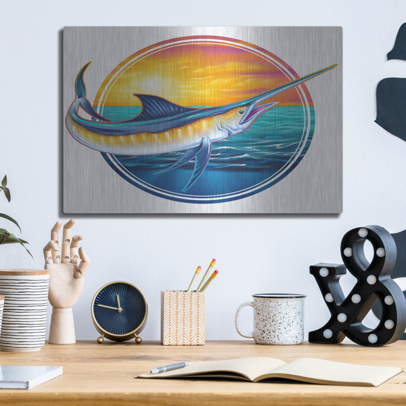 "Illustration Marlin" par Flyland Designs, H 12 po x l 16 po