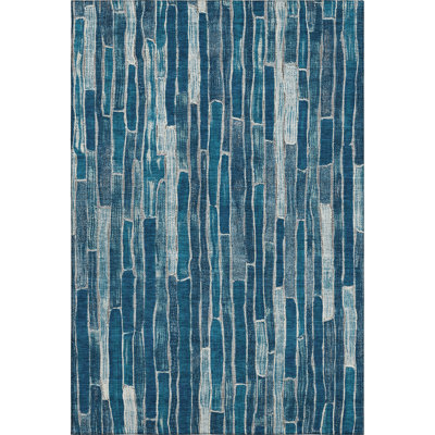 Premium Machine Washable Kumbhar AMF1301 Stripes Rug