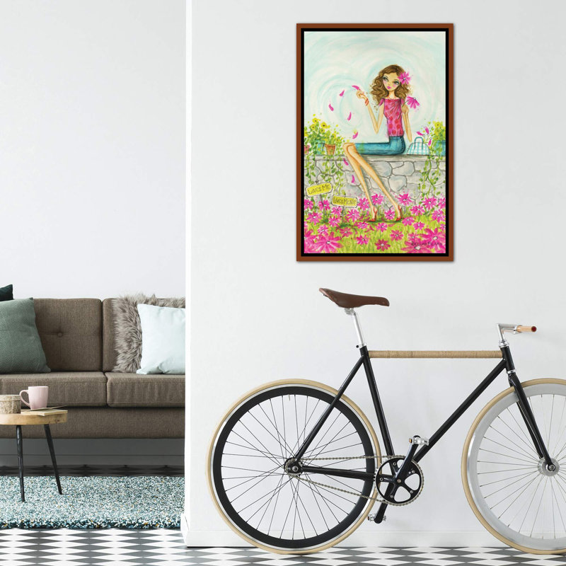Printemps à Summerside # 4, art, Toile avec cadre en bois classique, H 40 po x l 26 po x P 1,5 po