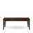 Casual Dining Table With Four Storage Drawer Units In Brown - Solid Wood Construction Practical Compartments Transitional