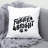 ChristmasDog_Black-01 Reversible Throw Pillow-1462455354