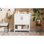 Meuble-lavabo de 30 pouces avec lavabo en céramique et rangement polyvalent - idéal pour les petites salles de bain