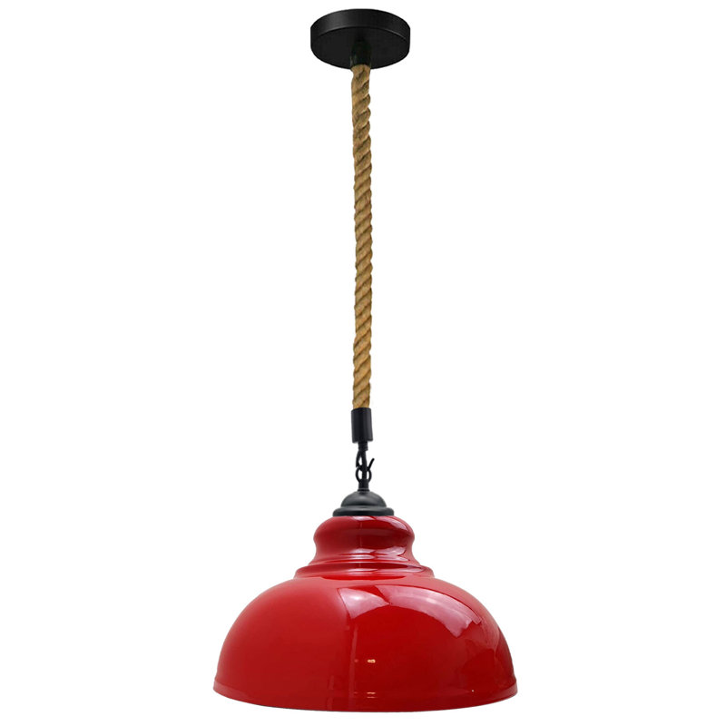Julie 1 - Light Single Pendant, Red, No