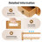 Jahrome Bamboo Desktop Bookshelf Desk Organizer