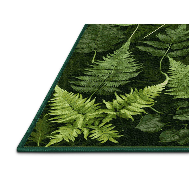 Tapis vert lavable à la machine, Rectangle 2 pi x 3 pi