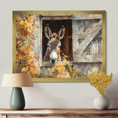 Donkey S Path Tot Hye Barn I - Donkey Large, art mural