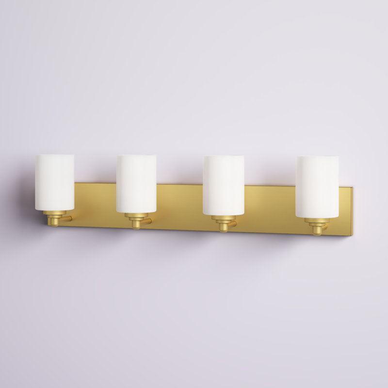 Pascale 4 - Light Dimmable Vanity Light, Brushed Gold