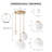 Kessell 3 - Light Dimmable Geometric Chandelier