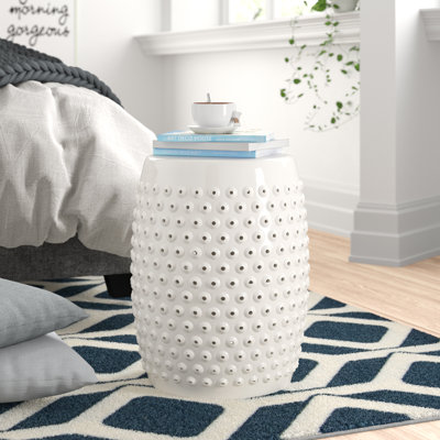 Hancotte Ceramic Accent Stool
