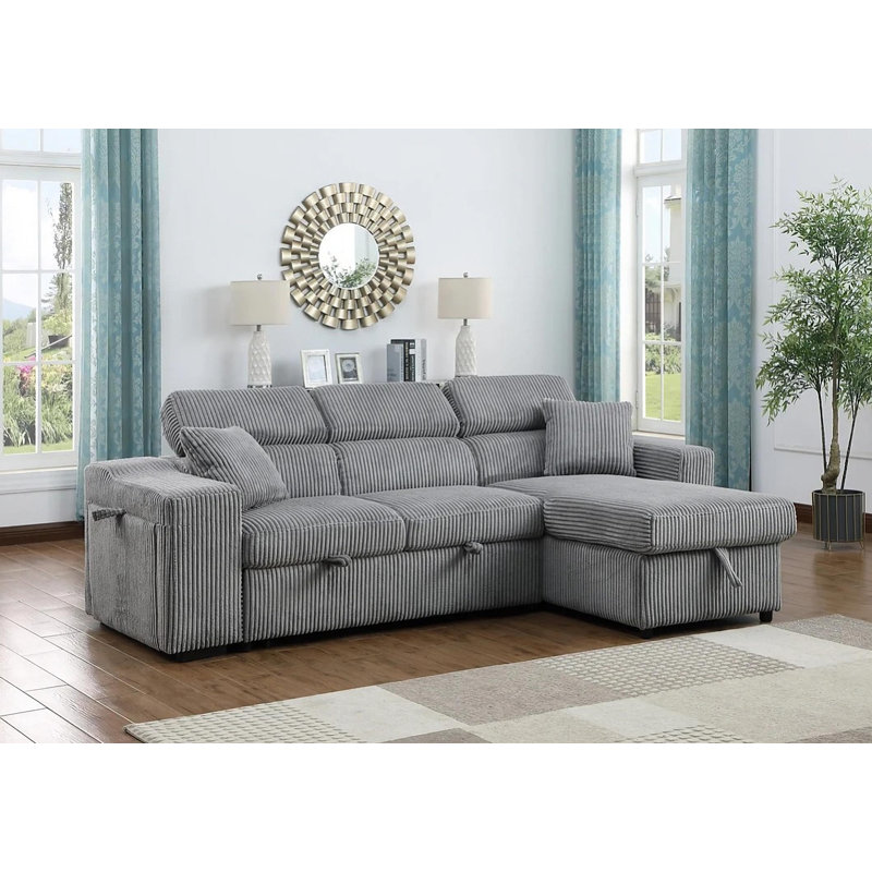 Canapé modulaire Ryzer, Tissu gris