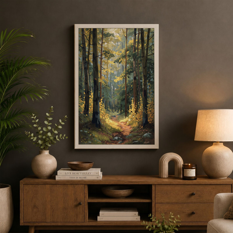 Print, 36x24 - 91.4 x 61.0 cm, Ochre Border