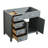 Petrel 42'' Single Bathroom Vanity Base Only-38087123