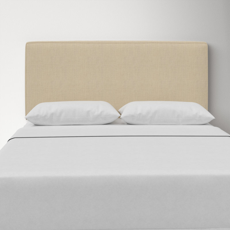 Marquise Upholstered Headboard, Twin, Classic Linen Linen