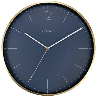 Essential Gold 13.4-Inch Wall Clock