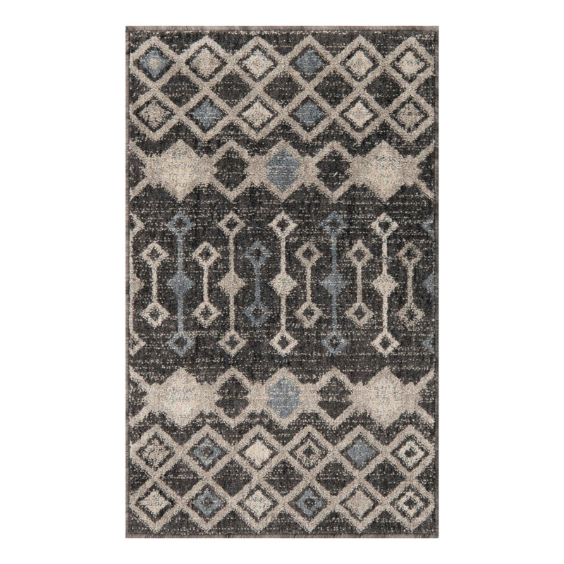 Barnkine Geometric Indoor Rug, Rectangle 2' x 3'