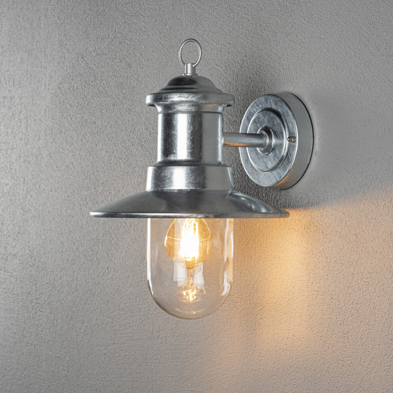 Napoli Outdoor Wall Light, Silver