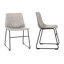 Chaise d'appoint revêtue de similicuir Davey-386379605