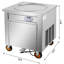 Machine à glaçons commerciale, machine à yogourt frit 1800 W, glace frite