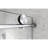 Shower Door 6063 Matte Black - Unframed With -Proof Membrane, Nano Clean, 70Mm 304 Stainless Steel Pulley, Bathroom One Fixed & Movable Door, Big Pulleys, Adjustable , Easy-Cleaning, Stick - 5/16''-122093485