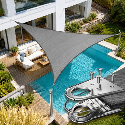 Royal Super Ring Shade Triangle Super Ring Shade Sail With Hardware Kit