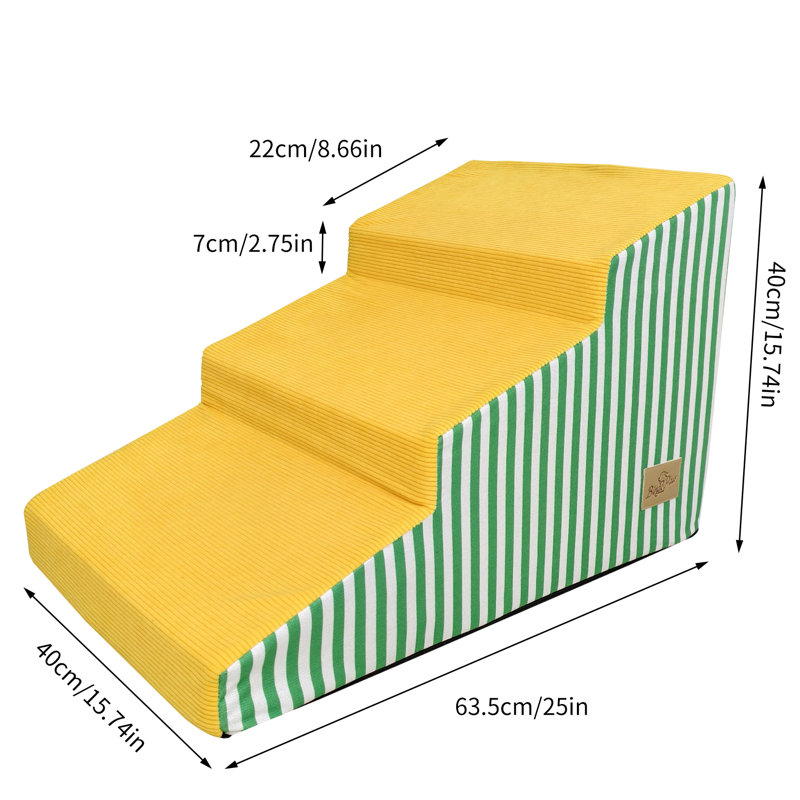 Stairs, 3 Steps (40cm H x 63cm W x 40cm D)