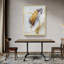 Toile abstraite, art mural encadré en aluminium doré prêt à être accroché 30-973619045
