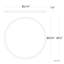 Parthenon 10" Dimmable LED Flush Mount With Built In Color Temperature Adjustability Switch From 2700K/3000K/3500K/4000K-1781832480-1781832483-1781832485