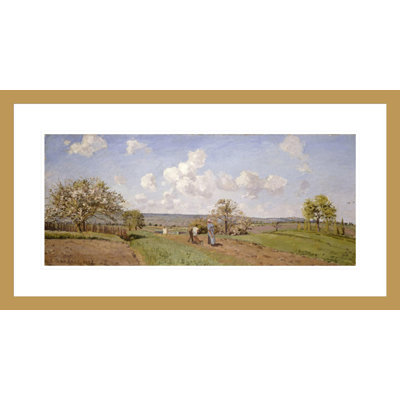 «Spring» par Camille Pissarro - estampe numérique encadrée