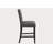 Transitional Gray Fabric Accent Chair Dining Chair with Nailhead Trim | Easy Care (Mild Solvent Clean) Armless-1847009129-1847009127