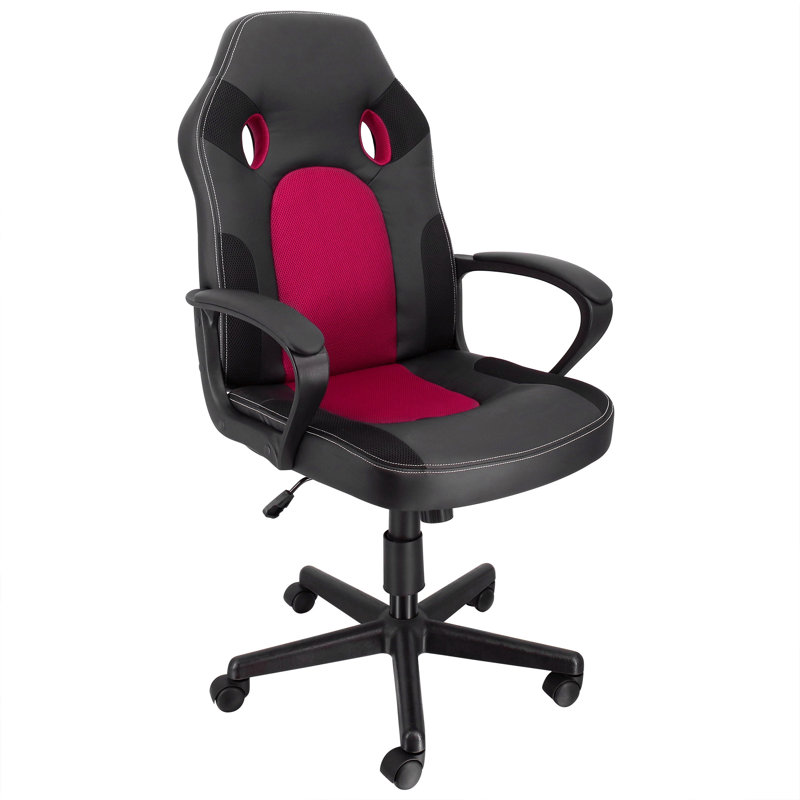 Chaise de bureau en similicuir Lenoria