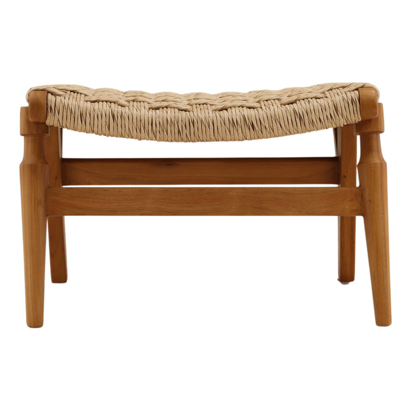 Pouf d'extérieur naturel Parley