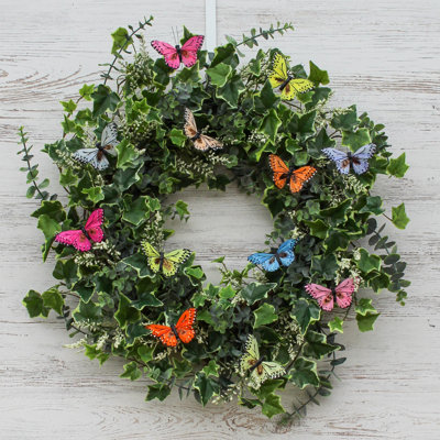 Handcrafted Faux Silk Wreath
