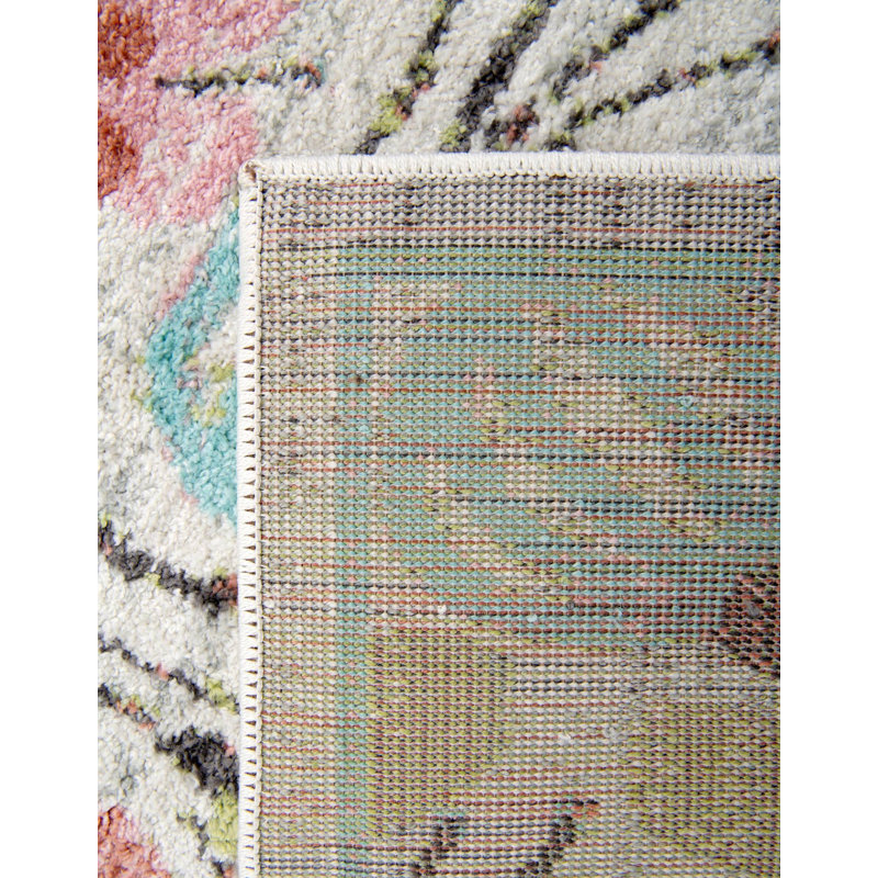 Tapis Whimsy Kids Wildflowers, Rectangle 5 pi 1 po x 7 pi 1 po