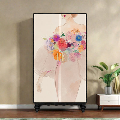 Garde-robe moderne pour chambre double