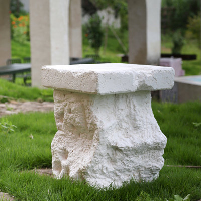 Table d'appoint d'extérieur Modern Artistry MGO, blanc