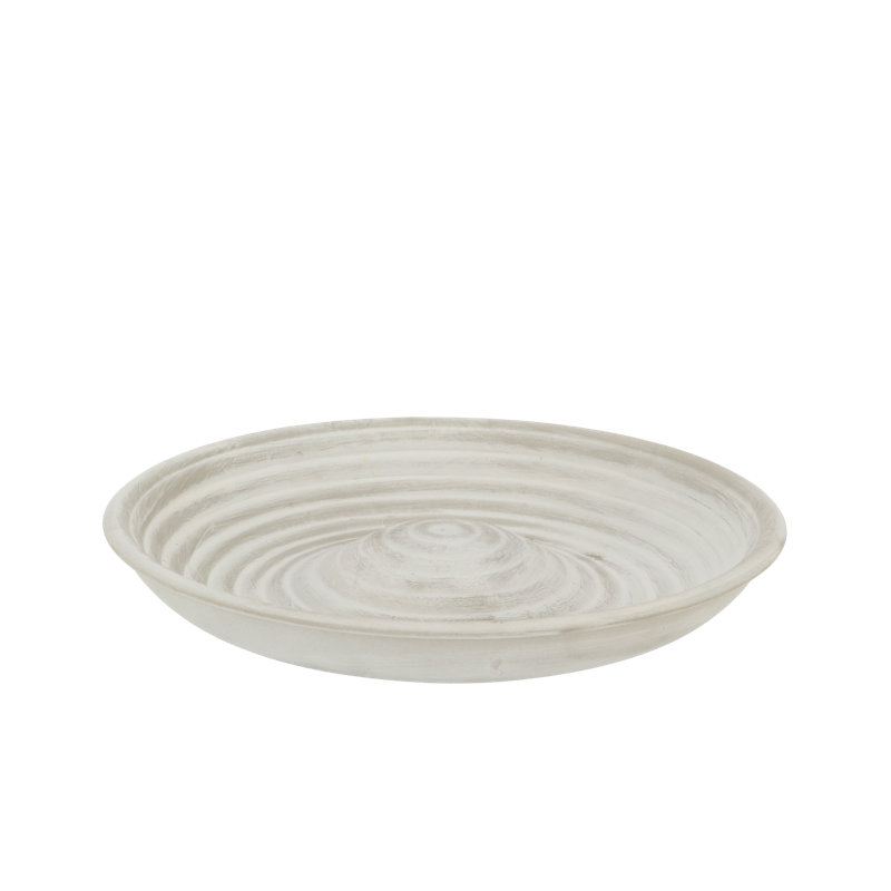 Bird Bath Ceramic Grey