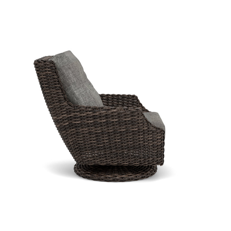 Largo Outdoor Rocker Chair, Black Sand