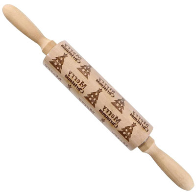 Gustave Wood Embossed Rolling Pin